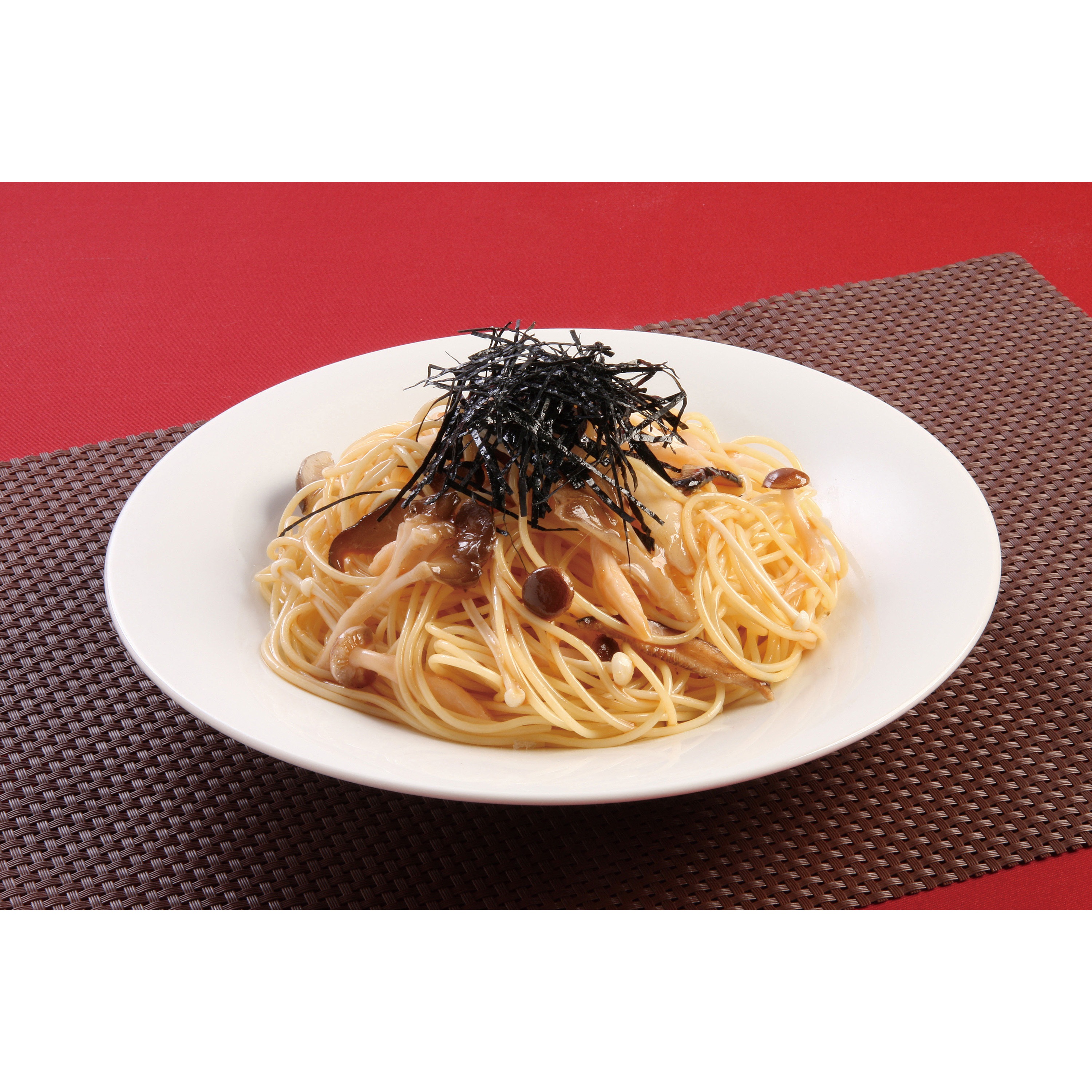 04-06 和風きのこスパゲティ 食品サンプル(パスタ・ピザ) 1点 いわさき 