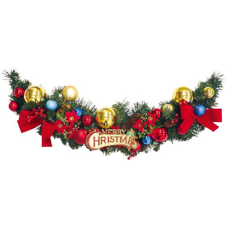 TC5-7020 90cmクリスマススワッグ アルファ[販促] 寸法L90×D10cm 1本 TC5-7020