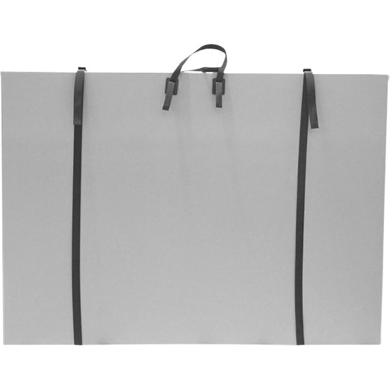 RB0307 パネルケース弁当箱型 プラダンのヤマコー グレー色