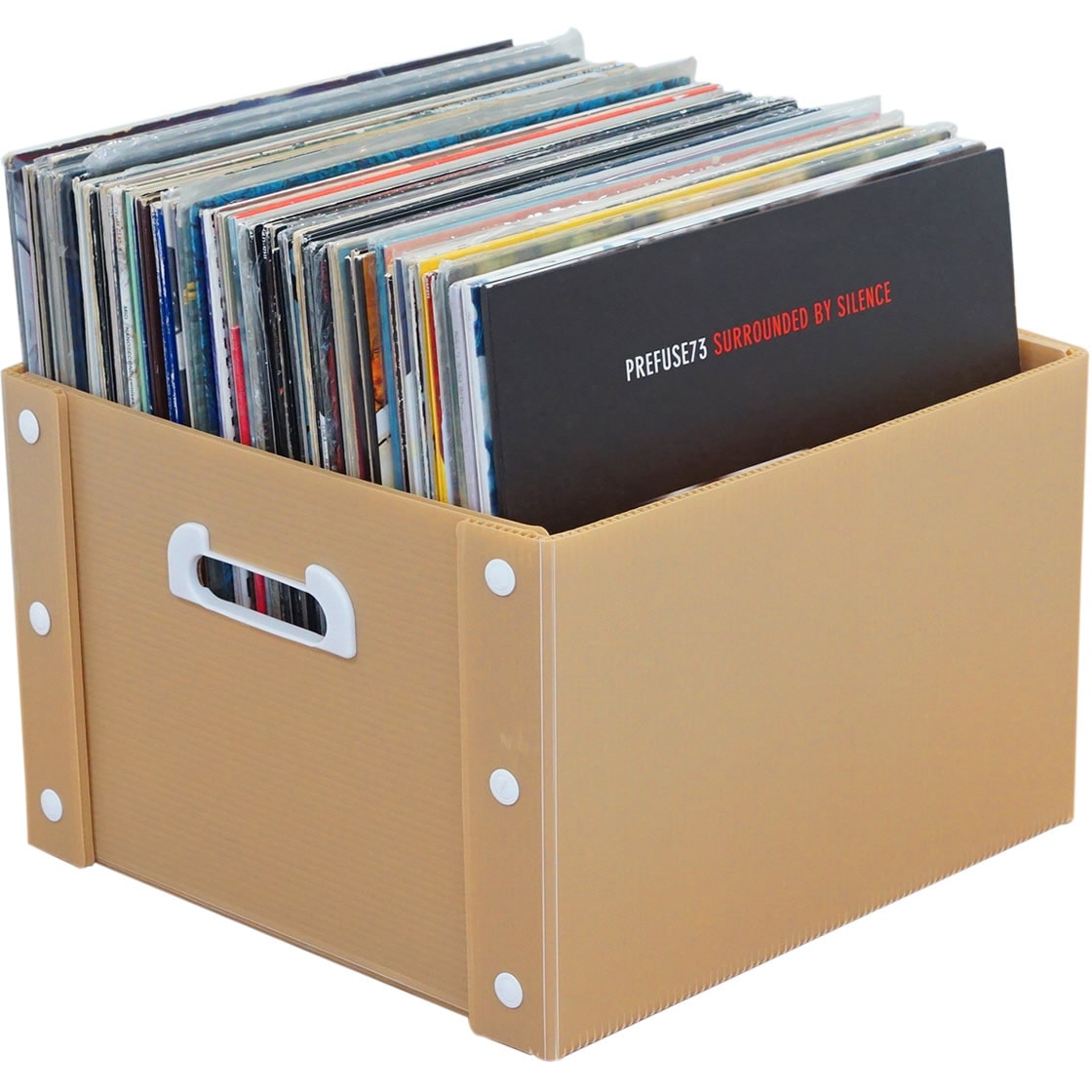 YORPC5-335335225BA 組み立て式 レコードケース(3個1セット) 【LP盤約