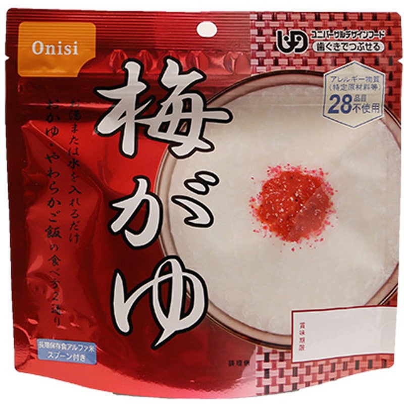 尾西食品 梅がゆ ￼50食 賞味期限5年間残あり 尾西食品