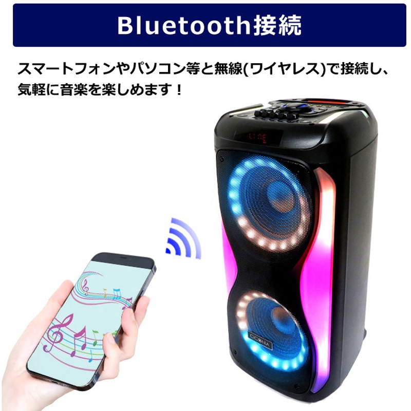 CTHF-2311F LEDパーティースピーカー 1台 CICONIA 【通販モノタロウ】