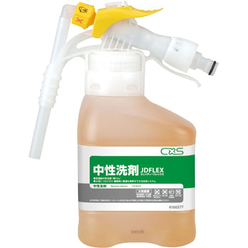 4166577 JDフレックス 中性洗剤 1箱(1.5L×4本) シーバイエス 【通販モノタロウ】