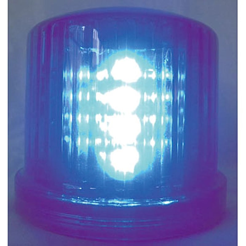 ‐ 電池式LED回転・点滅灯 仙台銘板 青色
