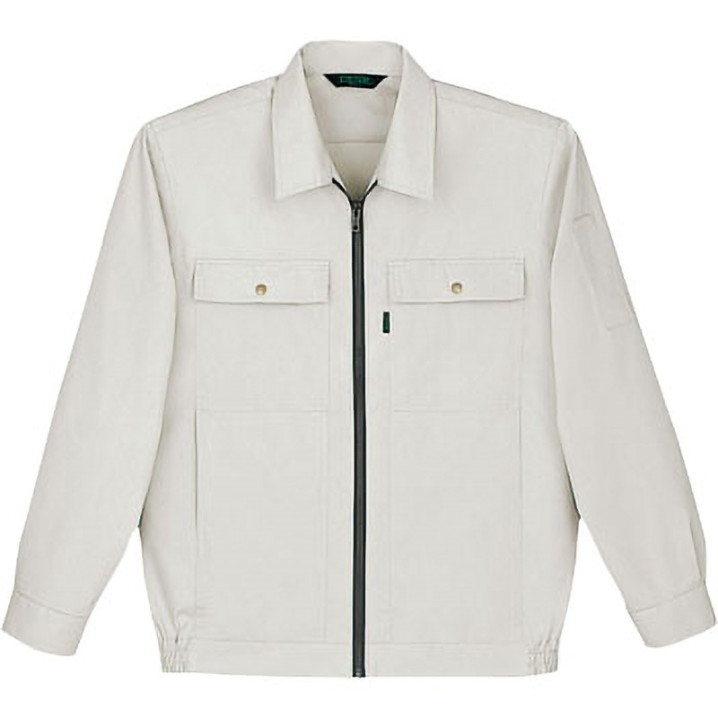 209 209 長袖ブルゾン 自重堂 野帳対応 アースグリーン色 S着丈59cm