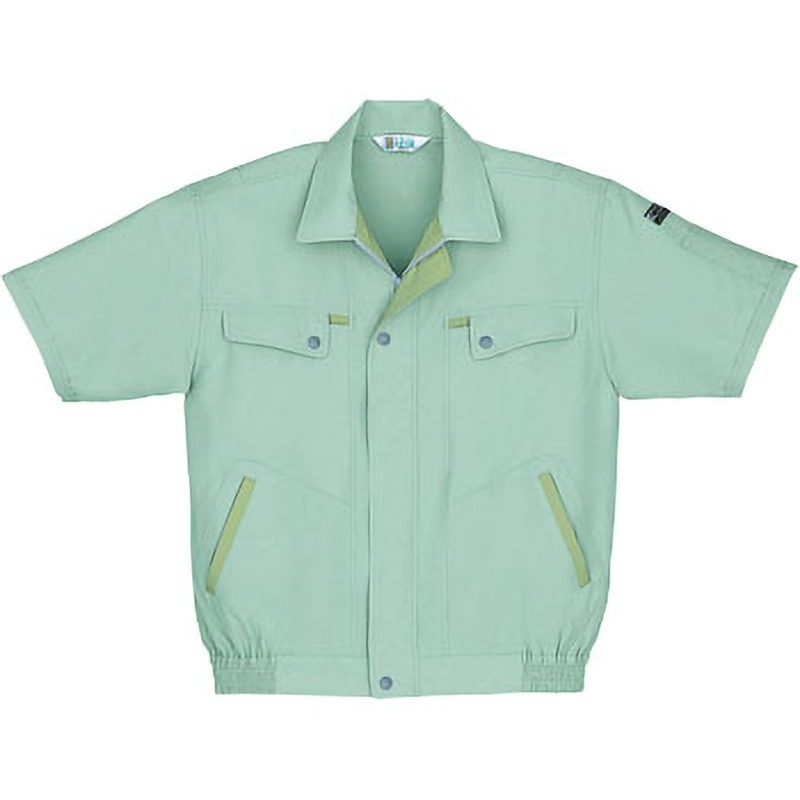 925 925 半袖ブルゾン 自重堂 リバーセルトロ スプレーグリーン色 5L 6,355円
