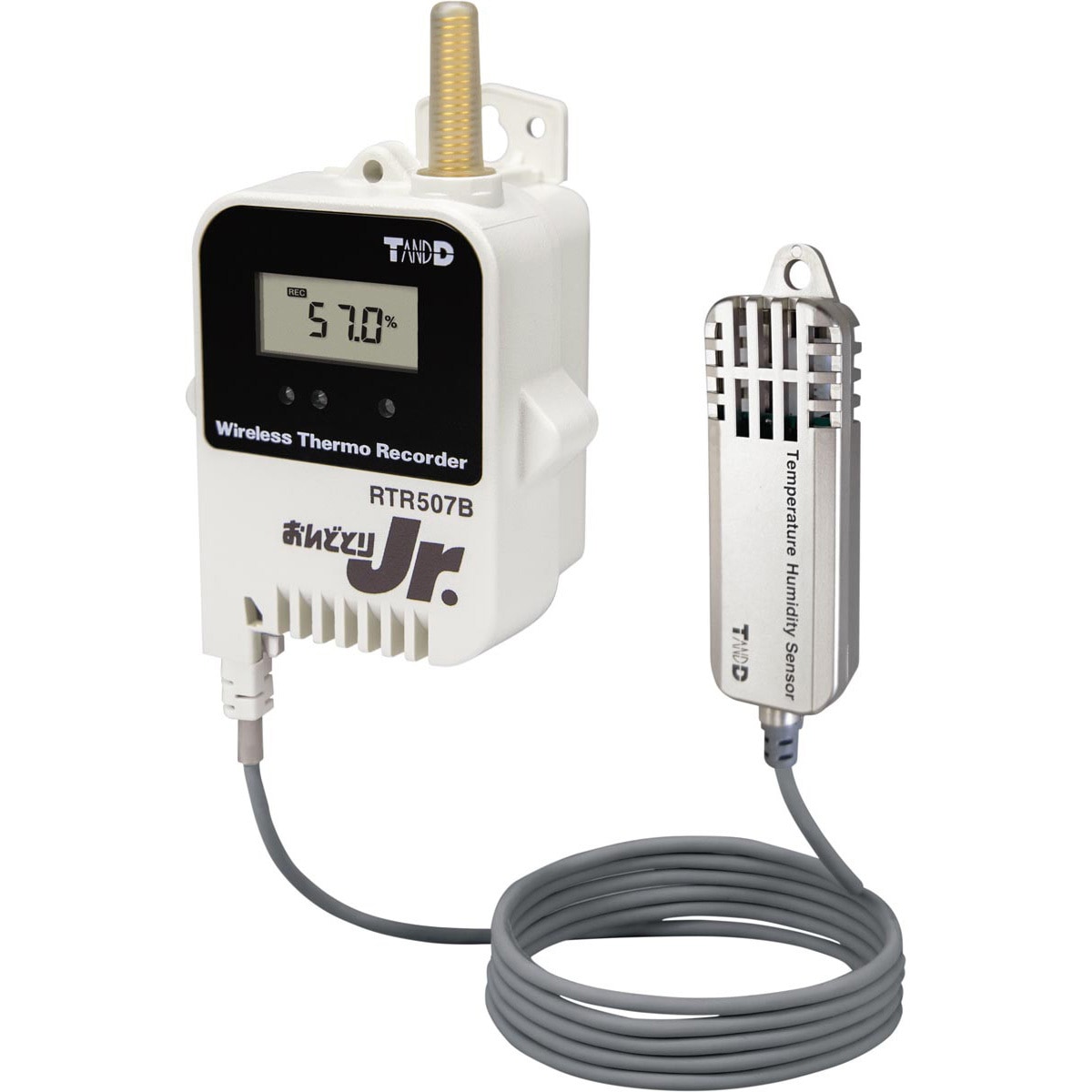 RTR507BL(校正証明書付) おんどとり RTR500B(校正証明書付き) T&D(ティアンドデイ) 測定項目:温度 湿度(各1チャンネル) -25～70℃