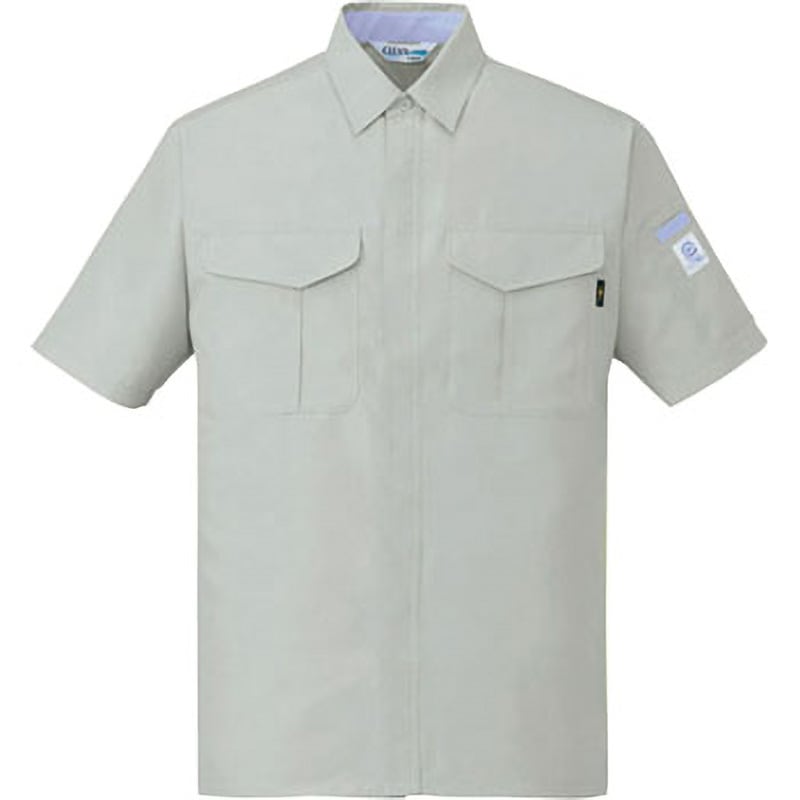 84314 84314 半袖シャツ 自重堂 アクアドライトロ シルバー色 サイズ4L着丈80cm