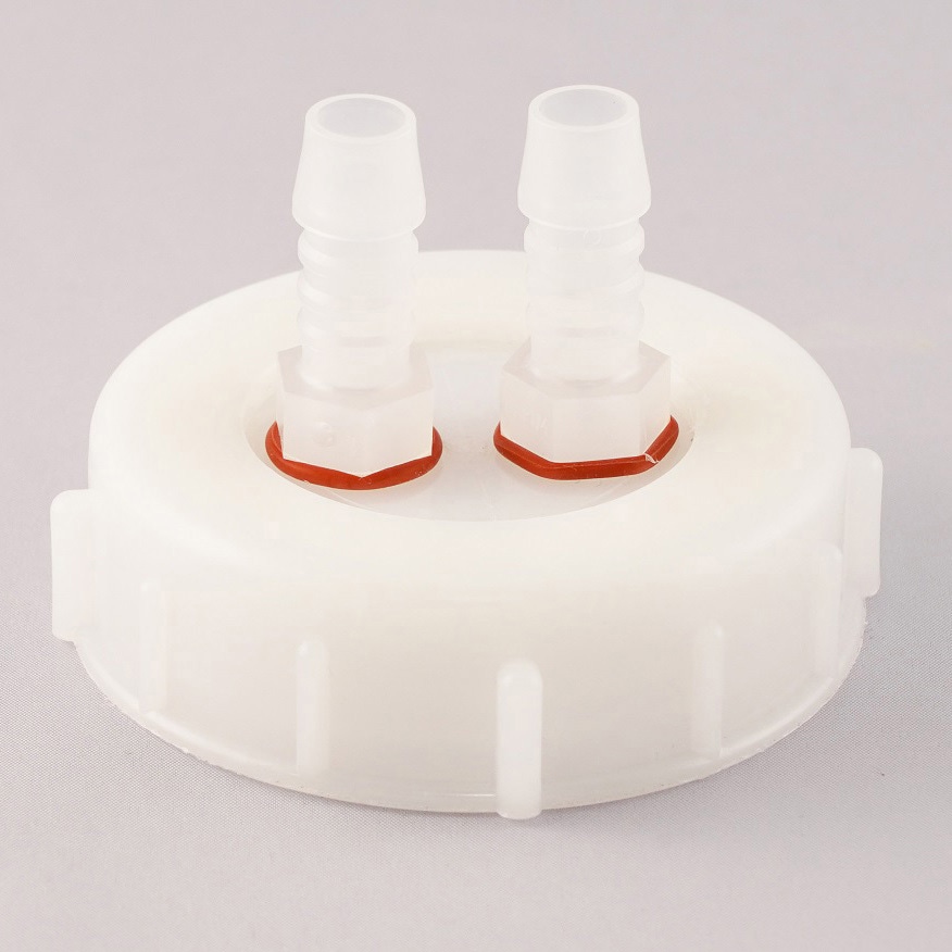 CAP3N2 二つ口20L用ノズル 2本キャップ 1個 アズワン 【通販モノタロウ】