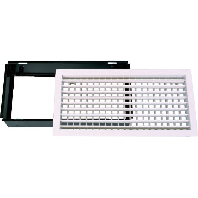 HVFグリル アルミ 500X400 ユニバーサル型吹出口 VH (HV) 型(アルミ製) HVF 1台 フカガワ 【通販モノタロウ】