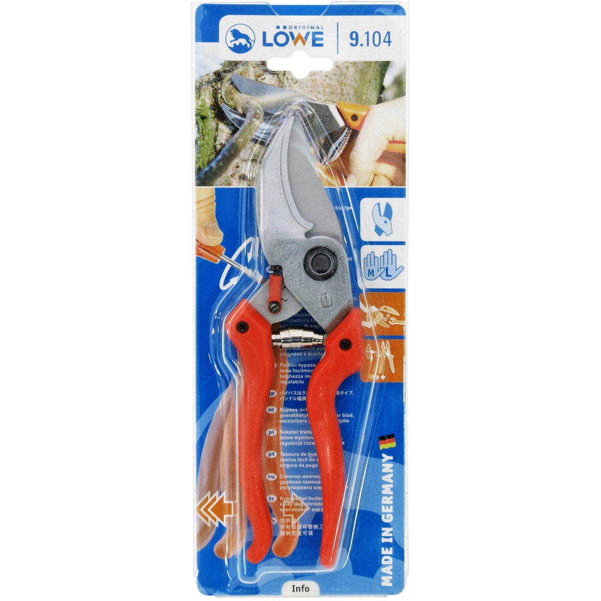 LS9104 ライオン 剪定鋏 強力型 1個 LOWE(ライオン) 【通販モノタロウ】