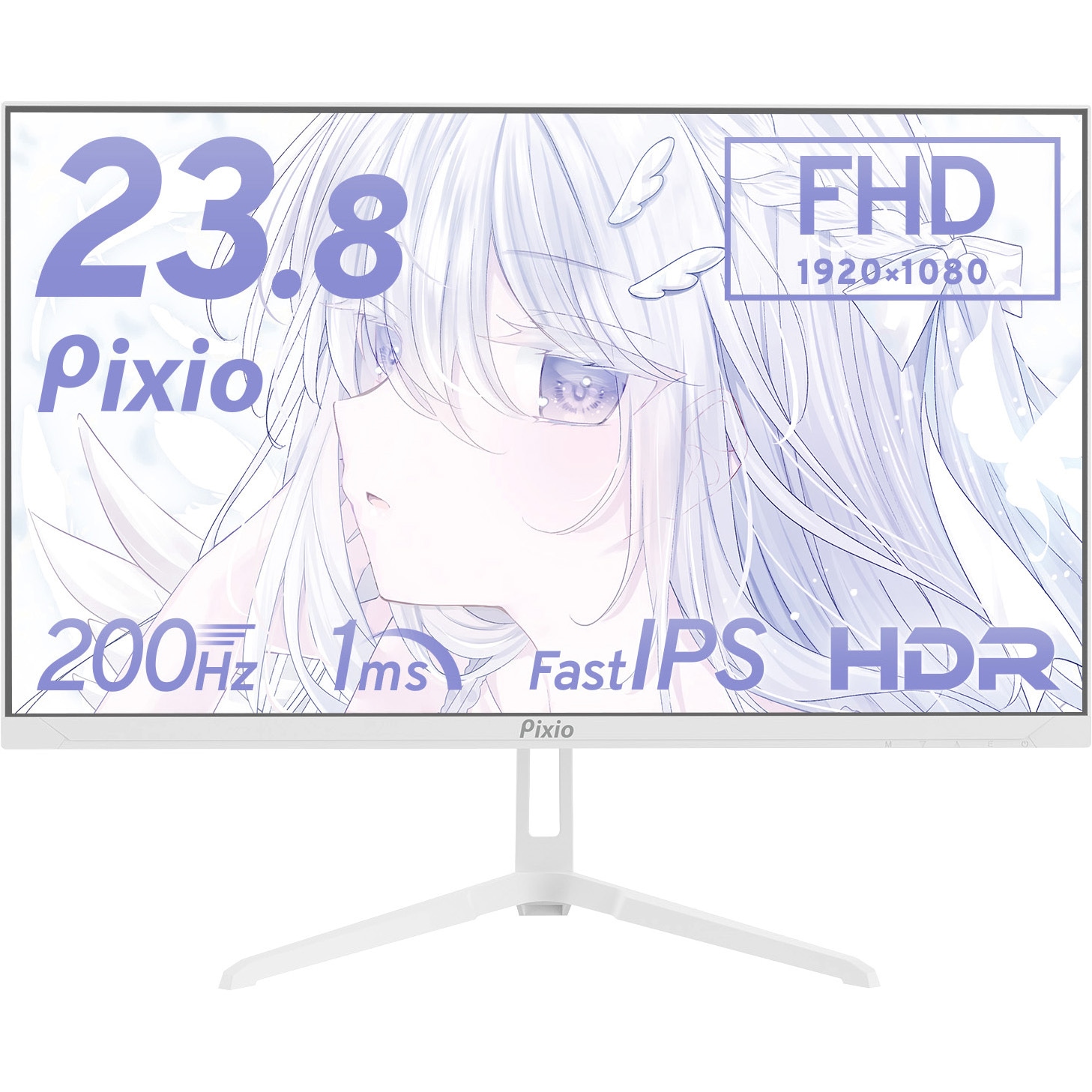 PX248WAVEW-O PX248 Wave ゲーミングモニター 23.8インチ 200Hz FHD
