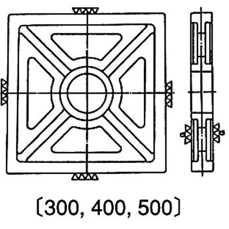 GE102 鋳鉄製マスターアングル 大菱計器製作所 呼び寸法400 GE102 - 【通販モノタロウ】