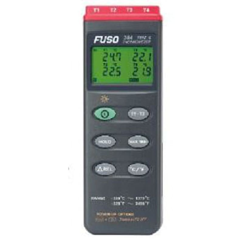 FUSO-304 4chデジタル温度計 1個 A-Gas Japan(旧:FUSO) 【通販モノタロウ】