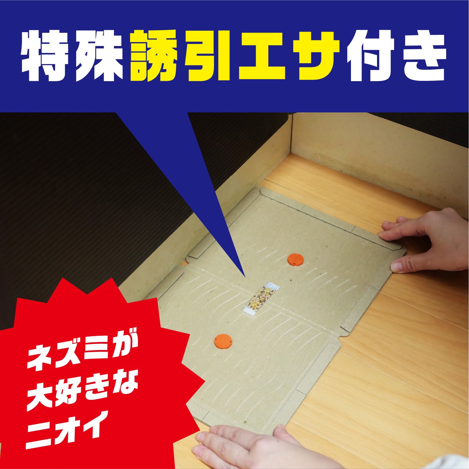 アースガーデン ネズミ専用立入禁止 エサ付き粘着シート 1箱(5セット