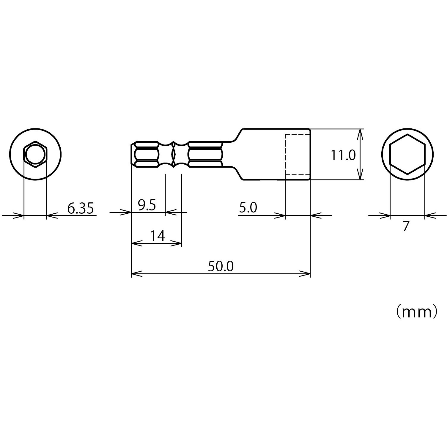 DSH7 電ドルソケット ストロック18 ヘクスセッター用ソケット 1