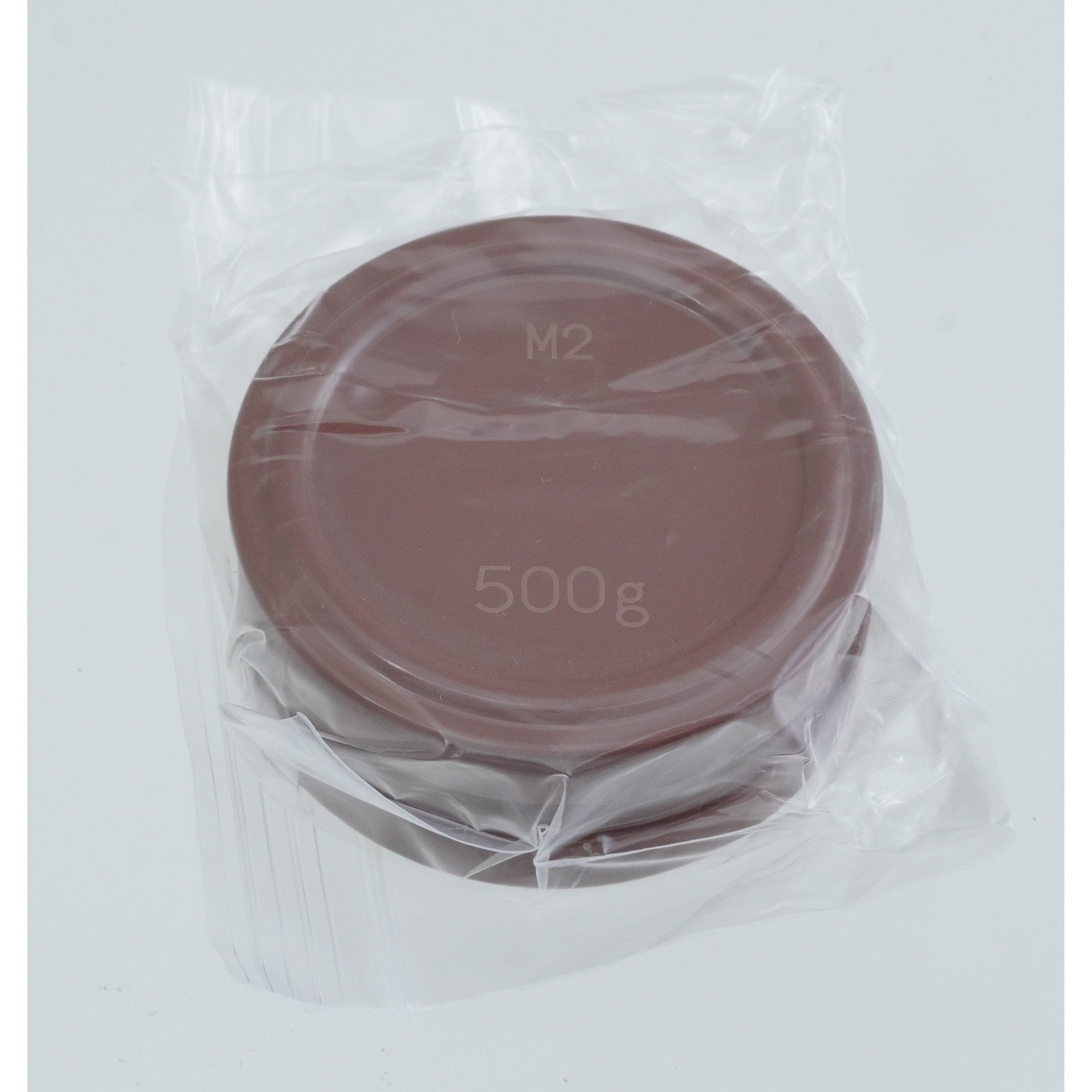 M2DF-500G(校正書・トレサビリティ体系図付き) 円盤分銅 M2級 鉄塗装 VIBRA(新光電子) 一般校正