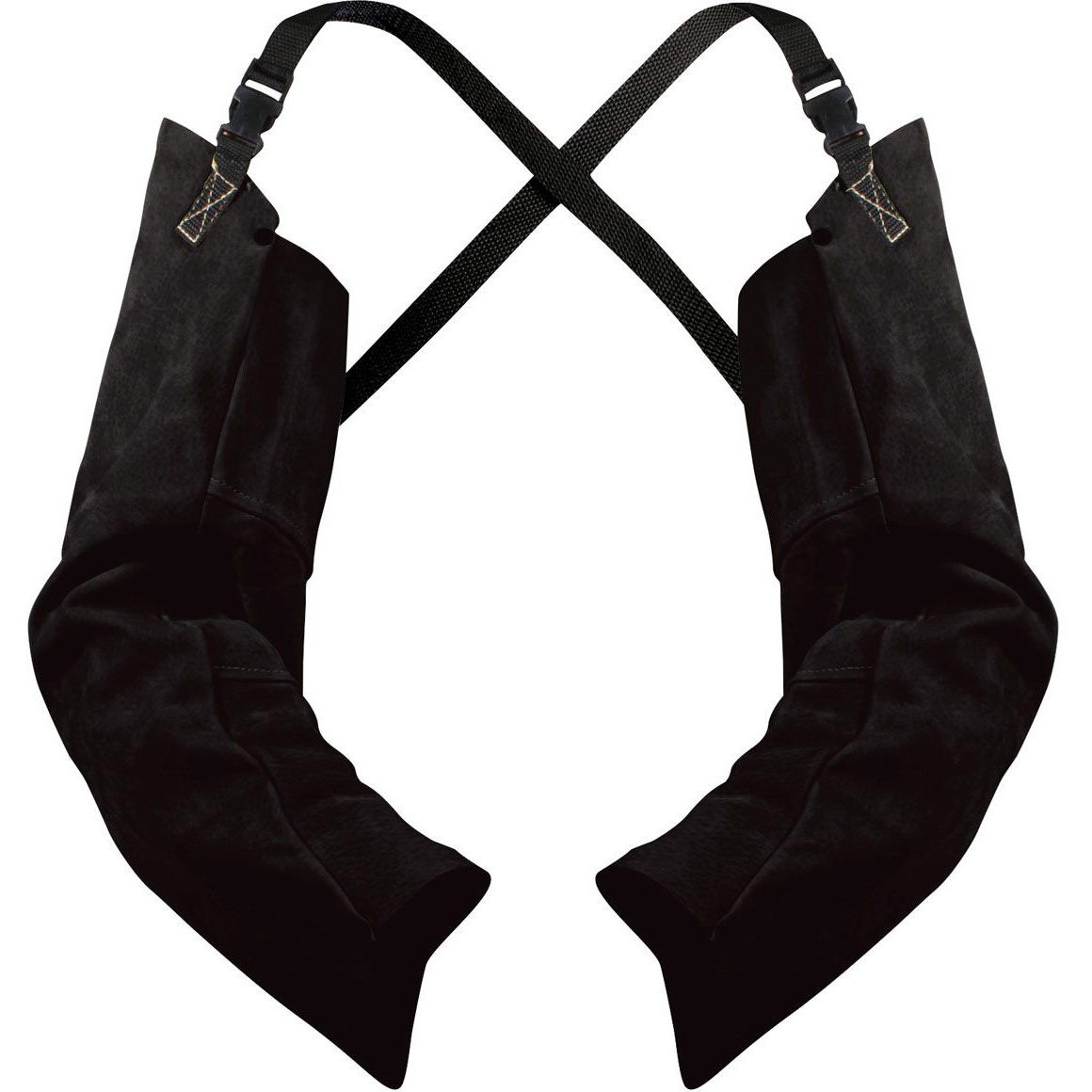 3123 豚床革両腕用カバー肩ひも付き 3123 Caiman Gloves 耐熱・耐切創・通気性 ブラック色 フリーサイズ 1着 10,205円