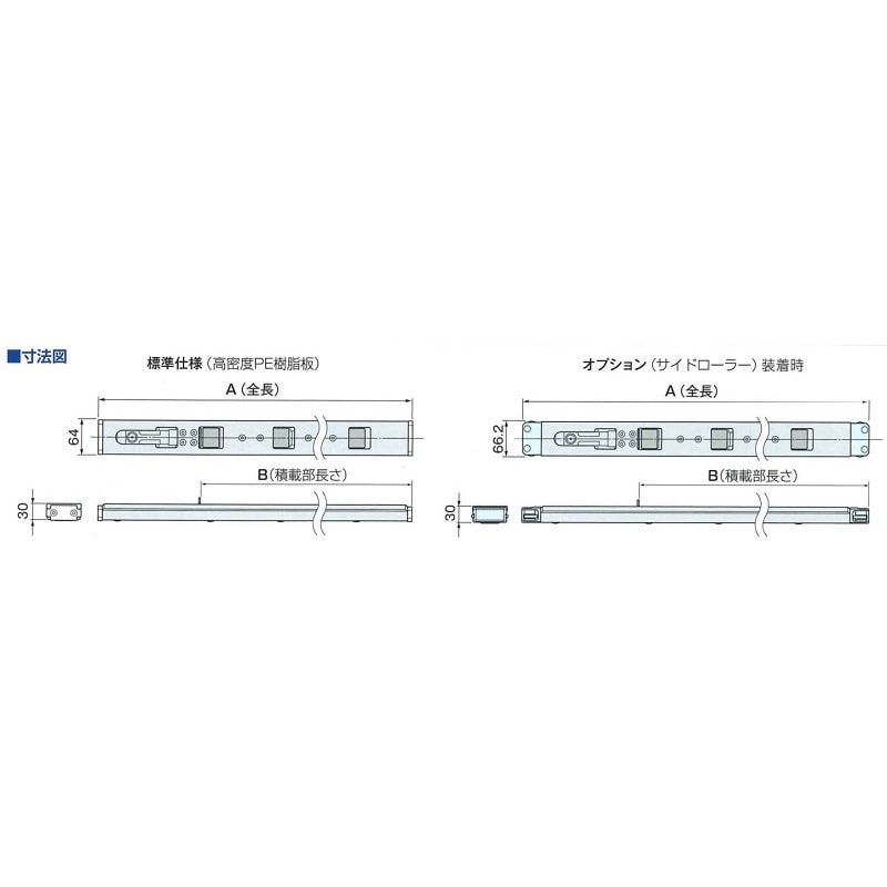 75LSFH12 ライトスライダー FTタイプ 日軽金アクト 1セット(2本) 75LSFH12 - 【通販モノタロウ】