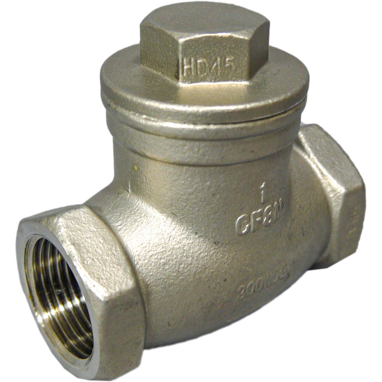 CNW-PS2-15A 316 ねじ込みスイングチャッキバルブ コンサス 呼び径(B)1/2  CNW-PS2-15A 8,498円