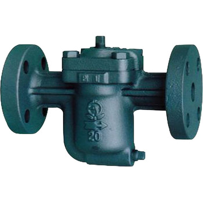 AK5F-MH スチームトラップAK-5F型(1.0MPa用、フランジ) ベン バケット式 呼び径(B)1/2  AK5F-MH