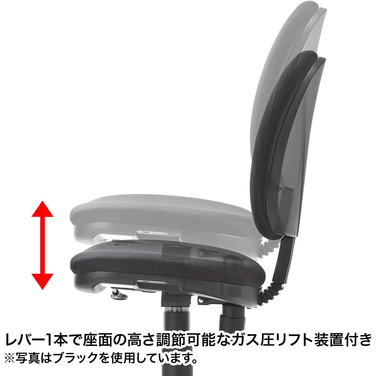 SNC-T150BL オフィスチェア サンワサプライ 張地:布 ブルー色 SNC