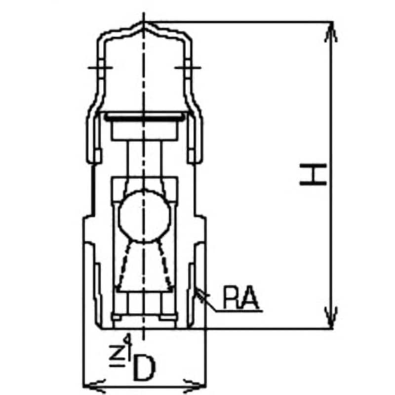 VD2N-F バキュームブレーカ VD-2N型(定水位弁出口側専用) ベン 水道水・工業用水 呼び径25A VD2N-F - 【通販モノタロウ】