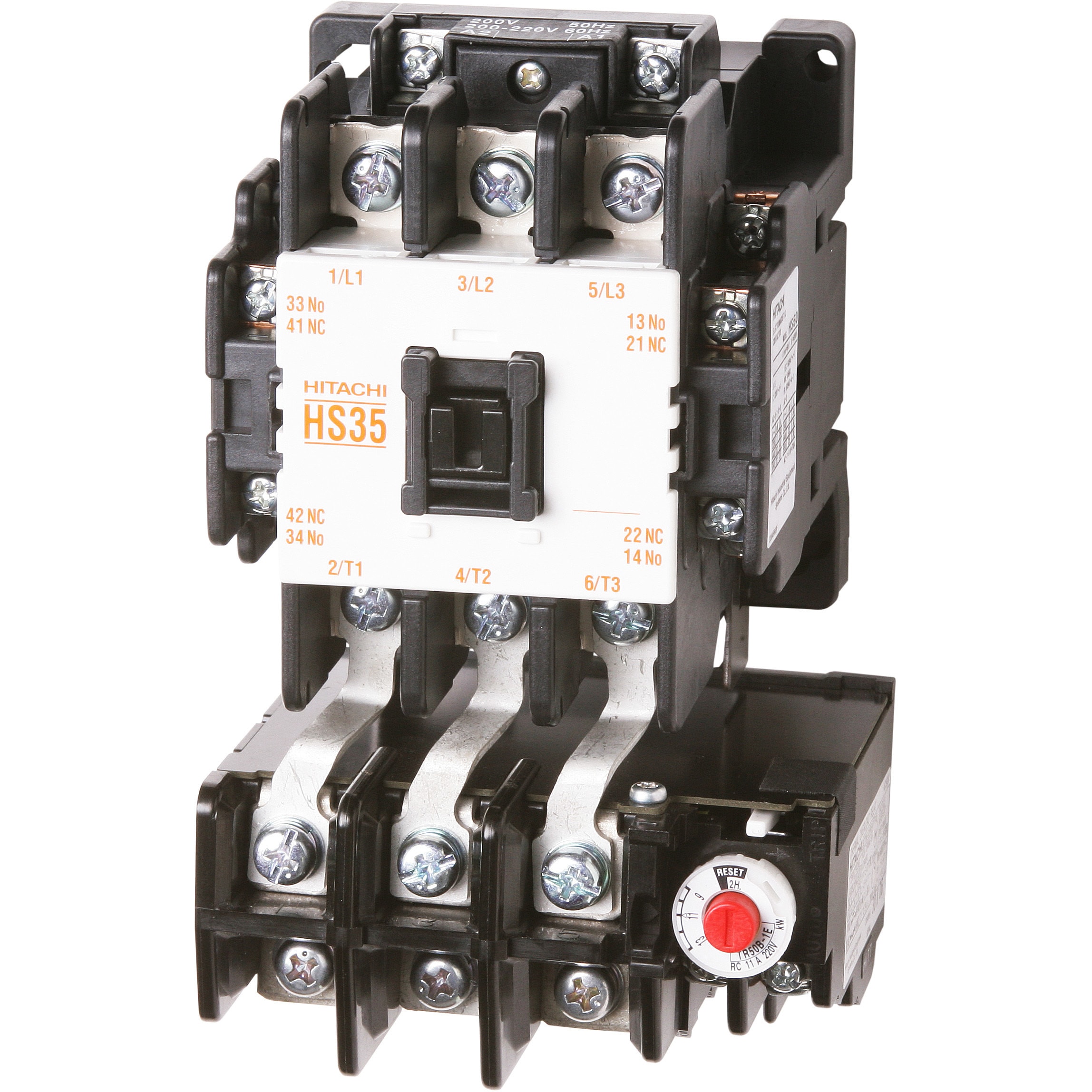日立 標準形電磁接触器 非可逆形 HC35 2a2b ACV 通販