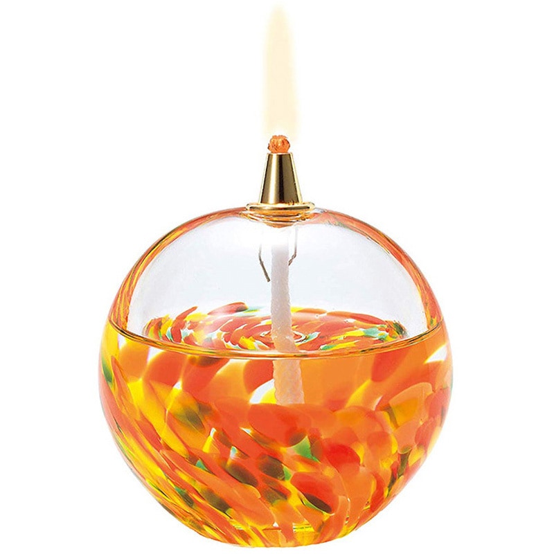 F-49343 津軽びいどろ オイルランプ 1個 アデリア(石塚硝子) 【通販