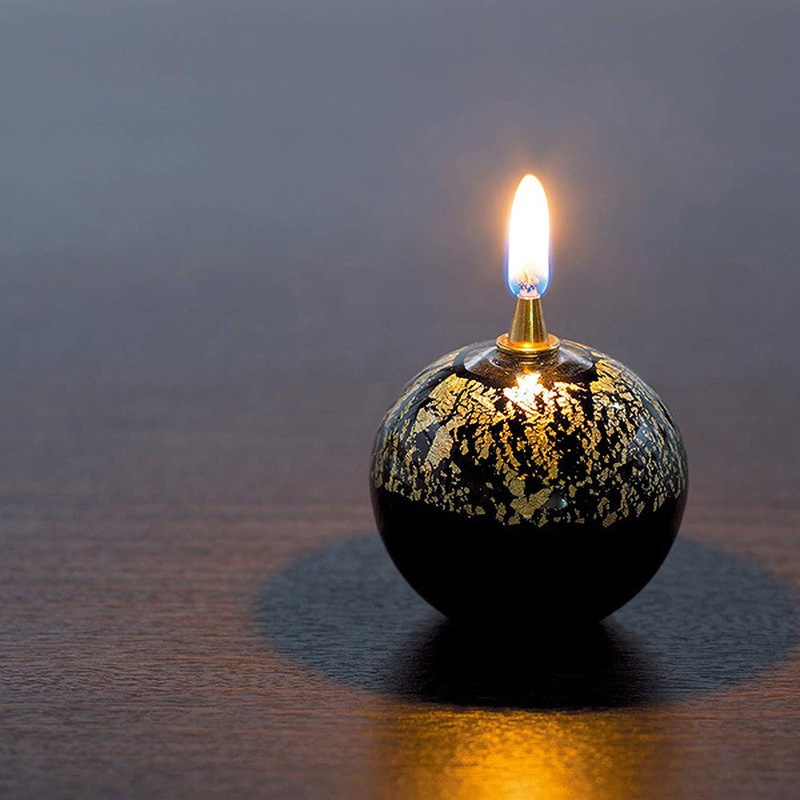 F-49337 津軽びいどろ オイルランプ 1個 アデリア(石塚硝子) 【通販