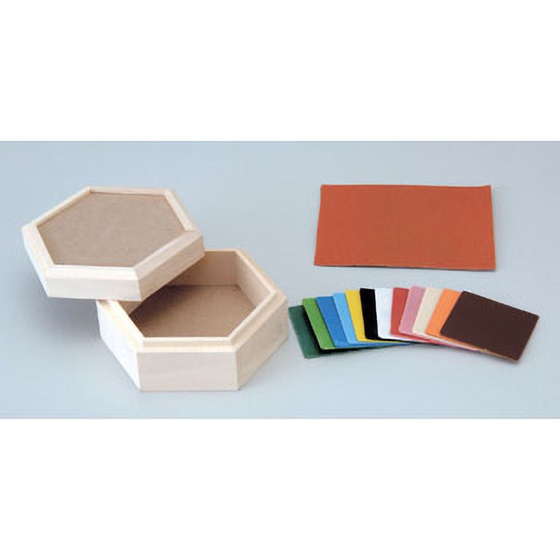 13521 マルチボックス六角箱 プラモザイク付 1個 アーテック[学校教材