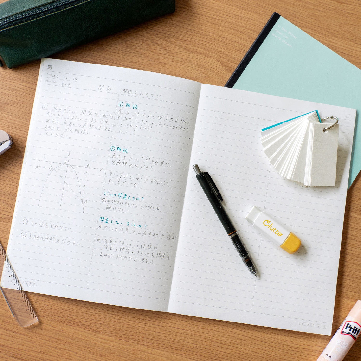 CFX02AMN 復習ノート クロスゾーン センターライン 日本ノート 枚数30