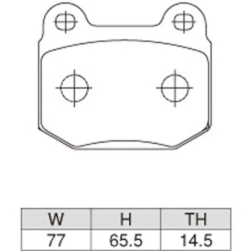 EC-325499 ブレーキパッド(ECタイプ) DIXCEL(ディクセル) 1セット(4枚