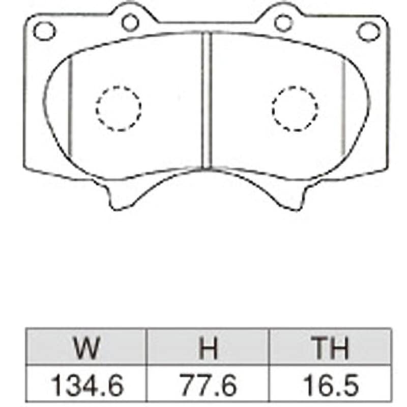 EC-311456 ブレーキパッド(ECタイプ) DIXCEL(ディクセル) 1セット(4枚