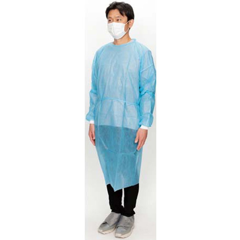 FV-IG-013BL アイソレーションガウン(非防水-リブ袖)個包装 100枚入り FV-IGシリーズ 1ケース(100枚) フィフティ・ヴィジョナリー 【通販モノタロウ】