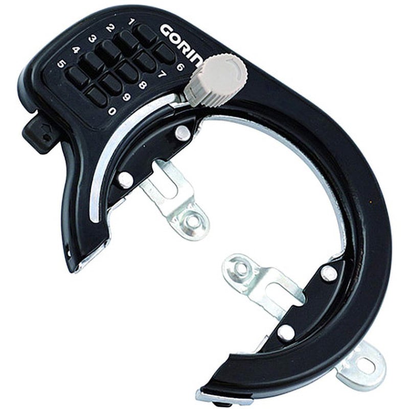 ゴリン  カギ式馬蹄形リング錠 [一般車後輪用] -GR-120A-