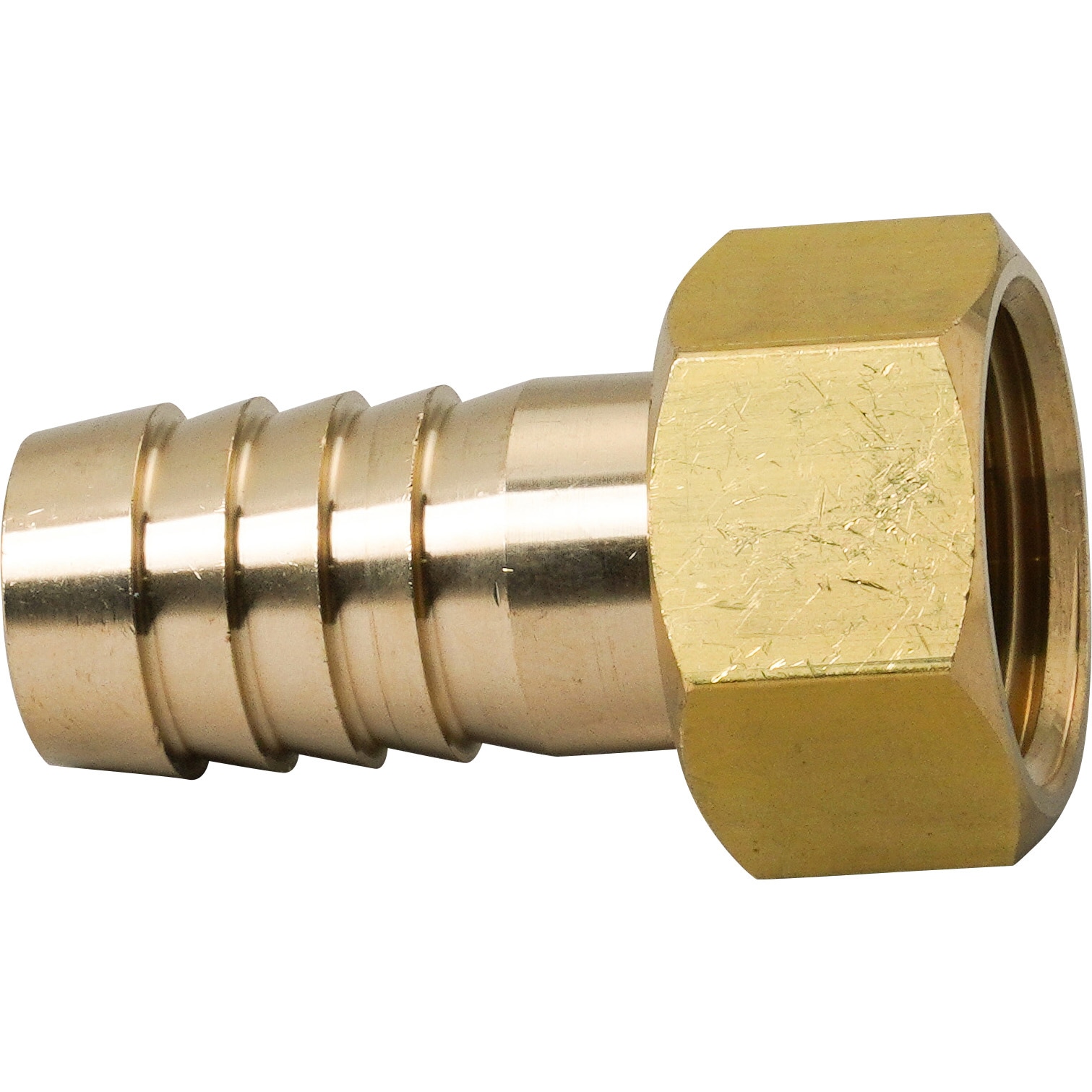 613-36-1/2X16.0 ナットつきホースニップル カクダイ 呼び1/2 - 【通販