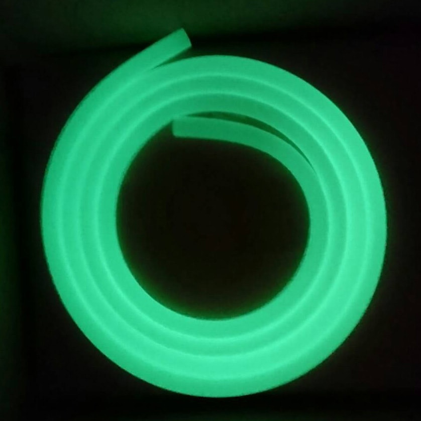 シリ光-ン 蓄光ゴム紐 4Φ 1巻(10m) ホッティーポリマー 【通販モノタロウ】