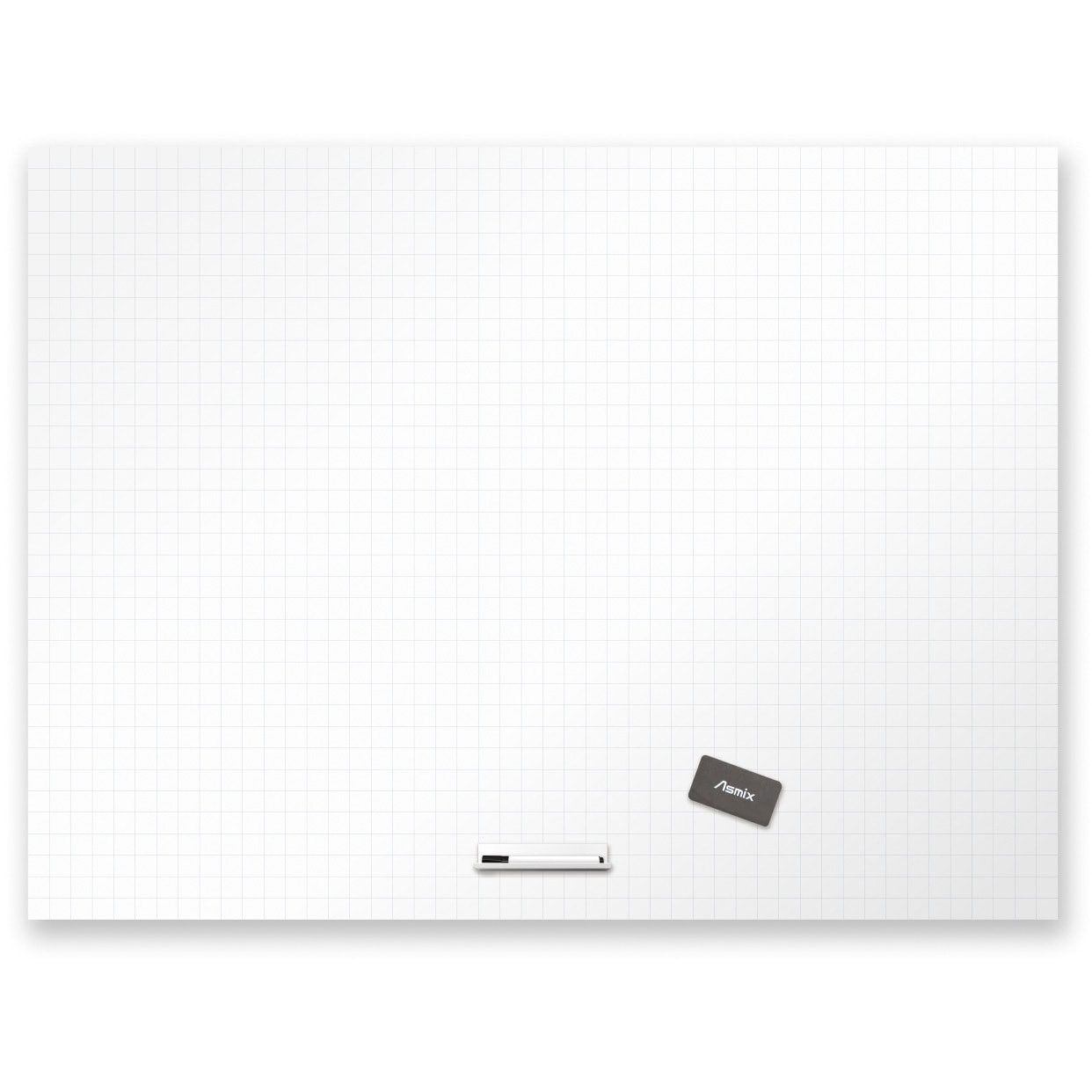 AWM09 抗菌ホワイトマグネットシート暗線入り Asmix(アスカ) 横1200mm縦900mm  AWM09