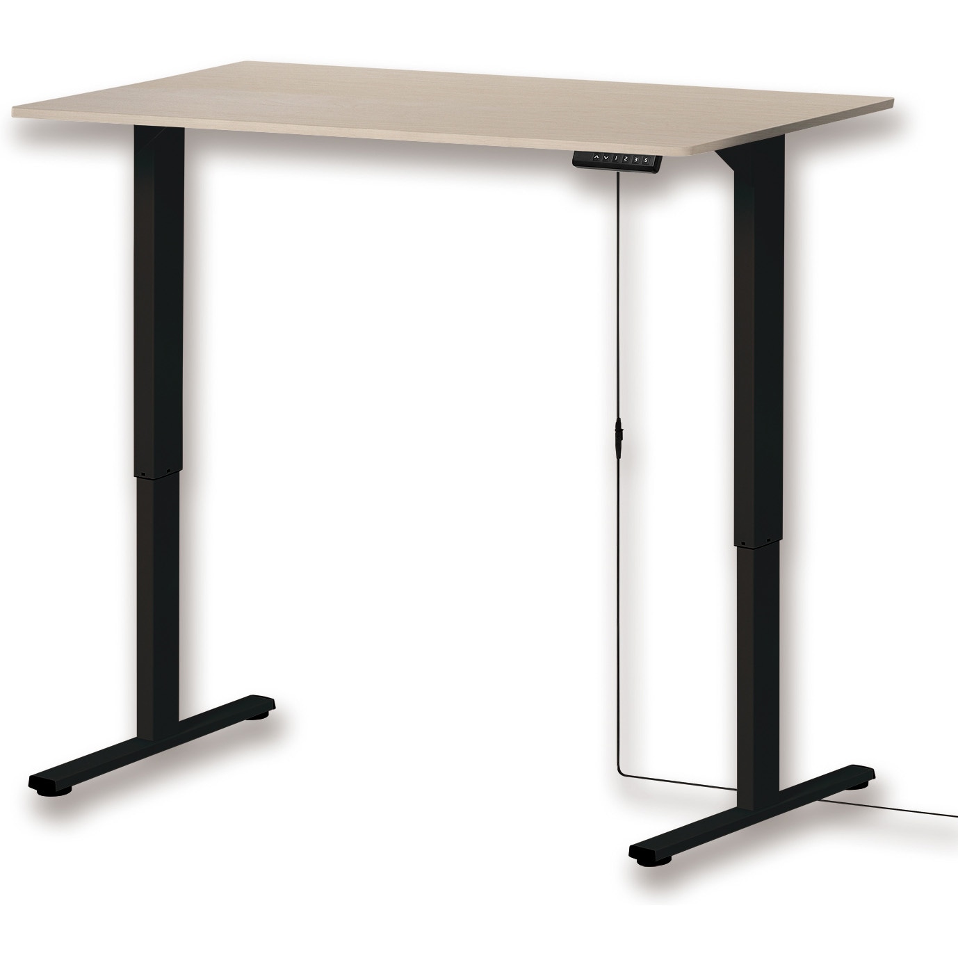 EDK14BK 電動昇降デスク Asmix(アスカ) 幅1400mm奥行600mm高さ725～1215mm  EDK14BK