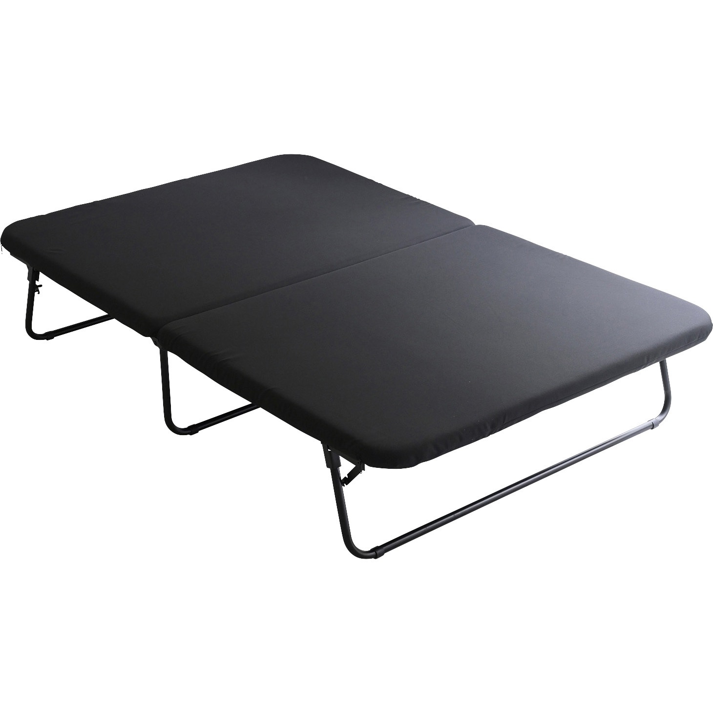 PB-12195U(BK/MBK) ベッドフレーム マットレストッパー一体型 YAMAZEN(山善) セミダブルサイズ