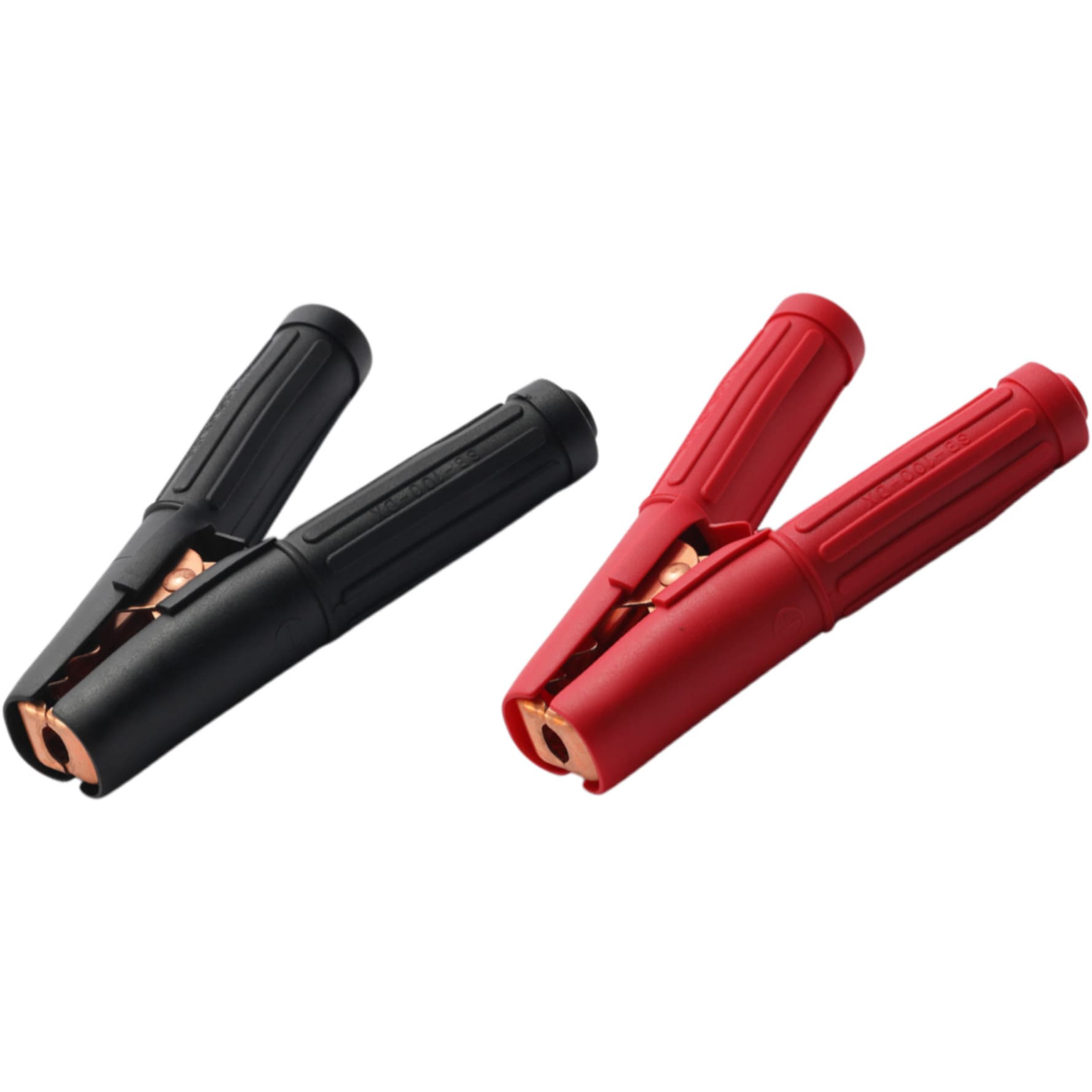 BSCC-100DX +-セット 充電用クリップ 清和工業 赤黒セット色 全長155mm