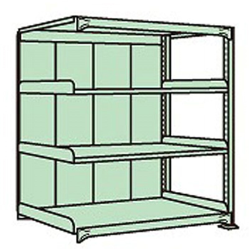 ラークラックパネル付（１５０ｋｇ／段・連結・高さ１５００ｍｍ・４段