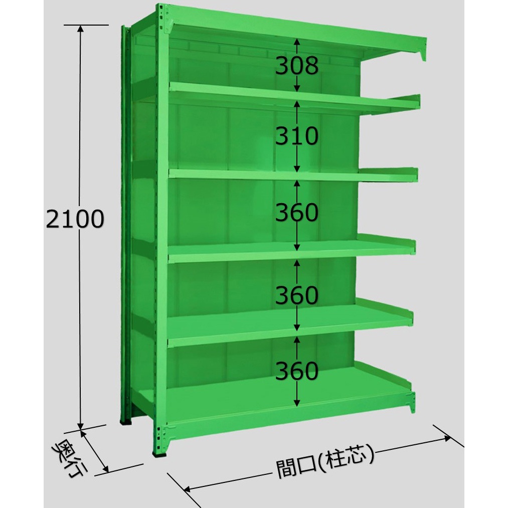 中量棚CW型 500kg/段 単体 高さ1200mm 4段タイプ W1500×D450×H1200mm CW-8524 サカエ 中量棚CW型(500KG⁄段・単体・高さ1200MM・3段) CW-8323 (