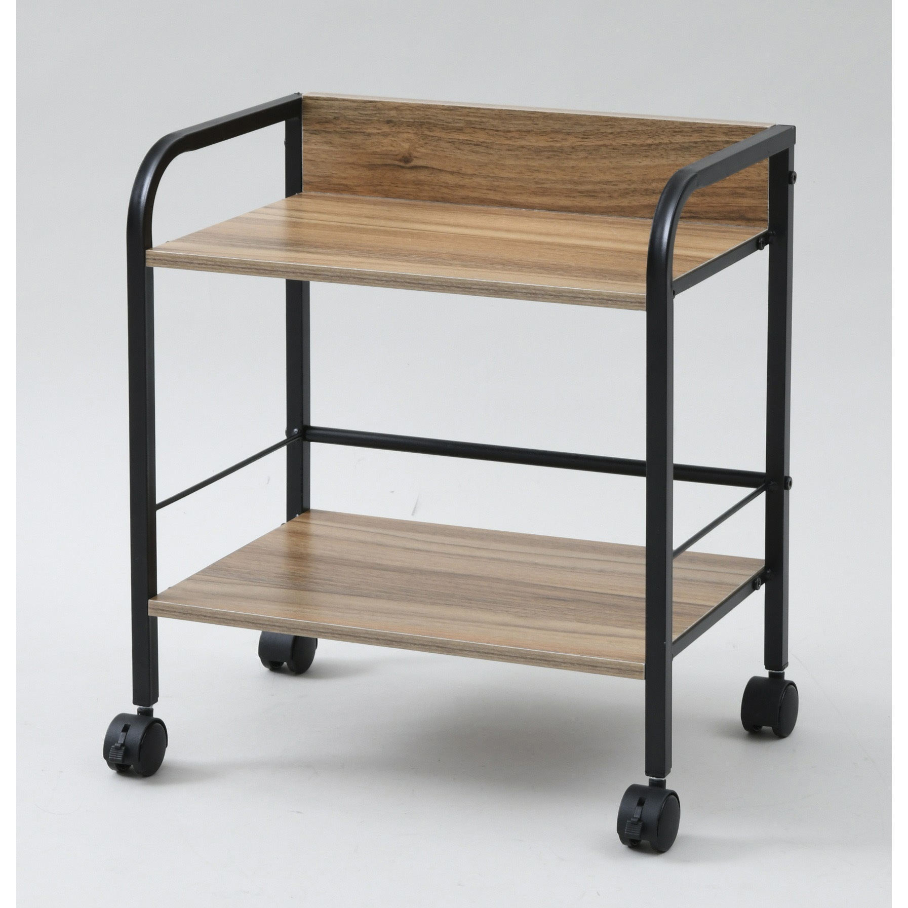 ラック 2段 キャスター付き YAMAZEN(山善) 本棚・ラック 【通販