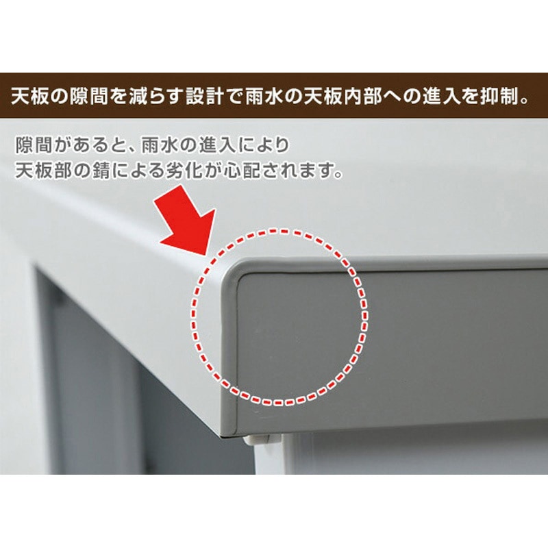HSSB-0129 スチール収納庫 物置き 幅122 奥行49 高さ93 YAMAZEN(山善