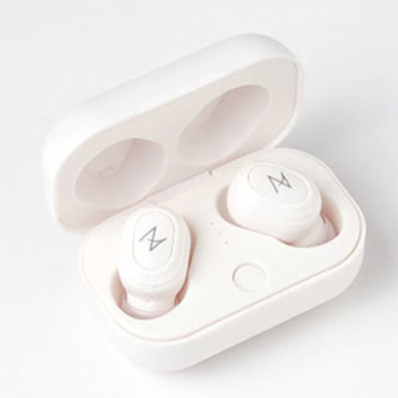 QB-082WH Bluetooth 5.0 ワイヤレス イヤホン 軽量 防水IPX4 1個 QTJ