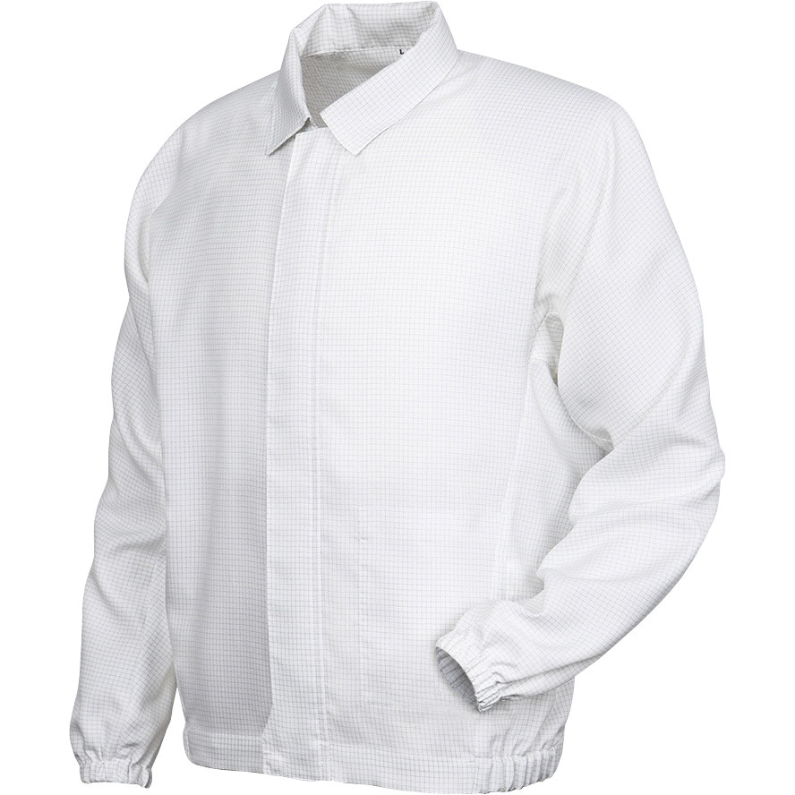 ミドリ安全 IEC規格対応クリーン上衣 VEYG201W L VEYG201W-L IEC規格対応クリーン上衣 ミドリ安全 ホワイト色 サイズL