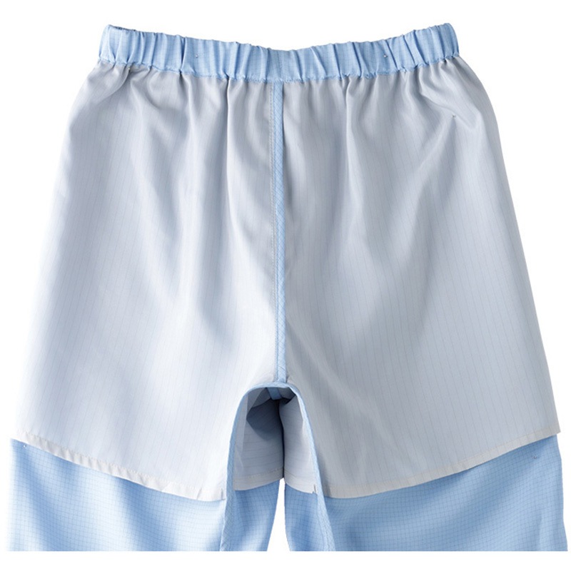 VEYG301B-L IEC規格対応クリーン下衣 ミドリ安全 ブルー色 サイズL