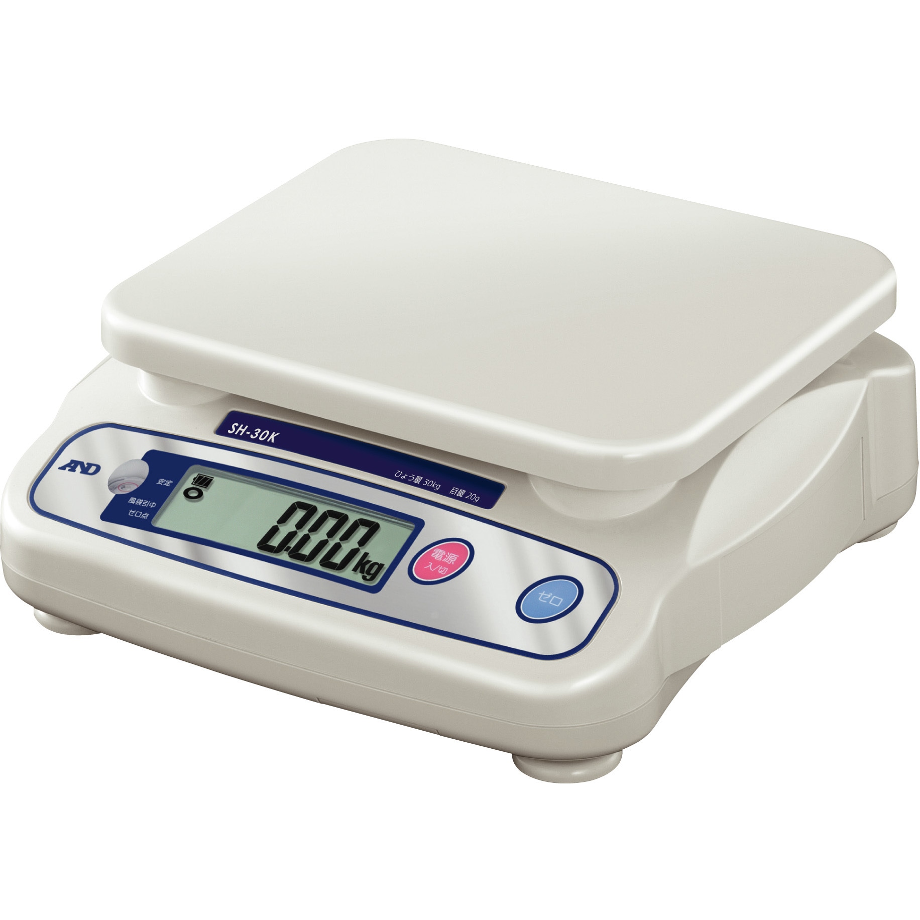 SH30KN-JA-00A00 (一般校正書類付) デジタルはかり SHシリーズ A&D 一般校正 直線性±0.03kg ひょう量30kg